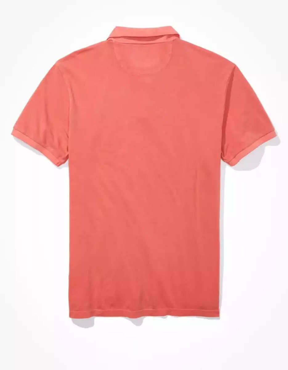 Polos American Eagle AE Super Soft Legend Pique Corail Homme | SFF-63431500